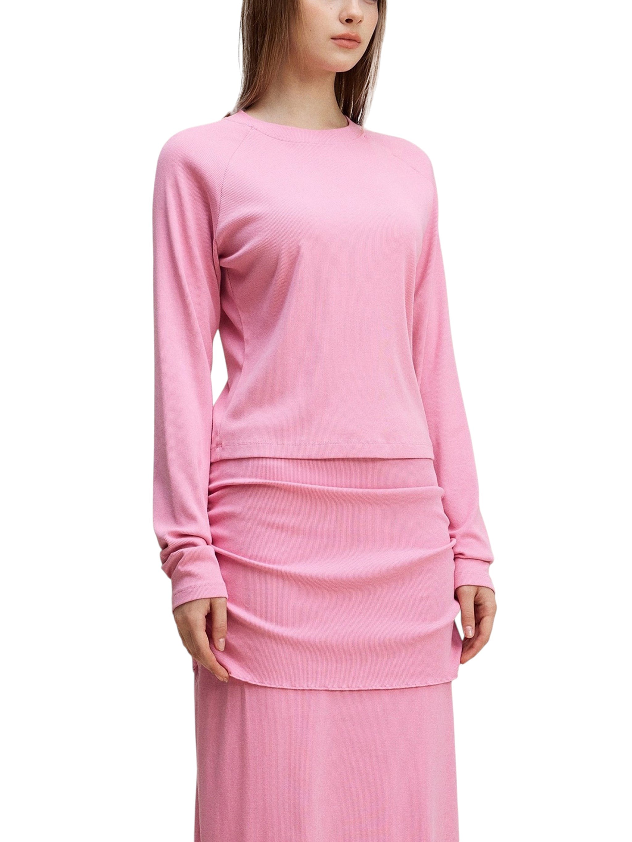 Valley of the Moon Glam Dyed Washed  Long Sleeve T-Shirt