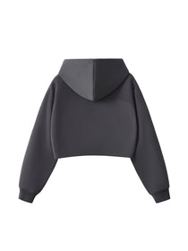 Valley of the Moon Vamp Women's Cropped Zip-Up Hoodie