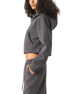 Valley of the Moon Women's Cropped Zip-Up Hoodie