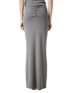 Drawstring Maxi Skirt