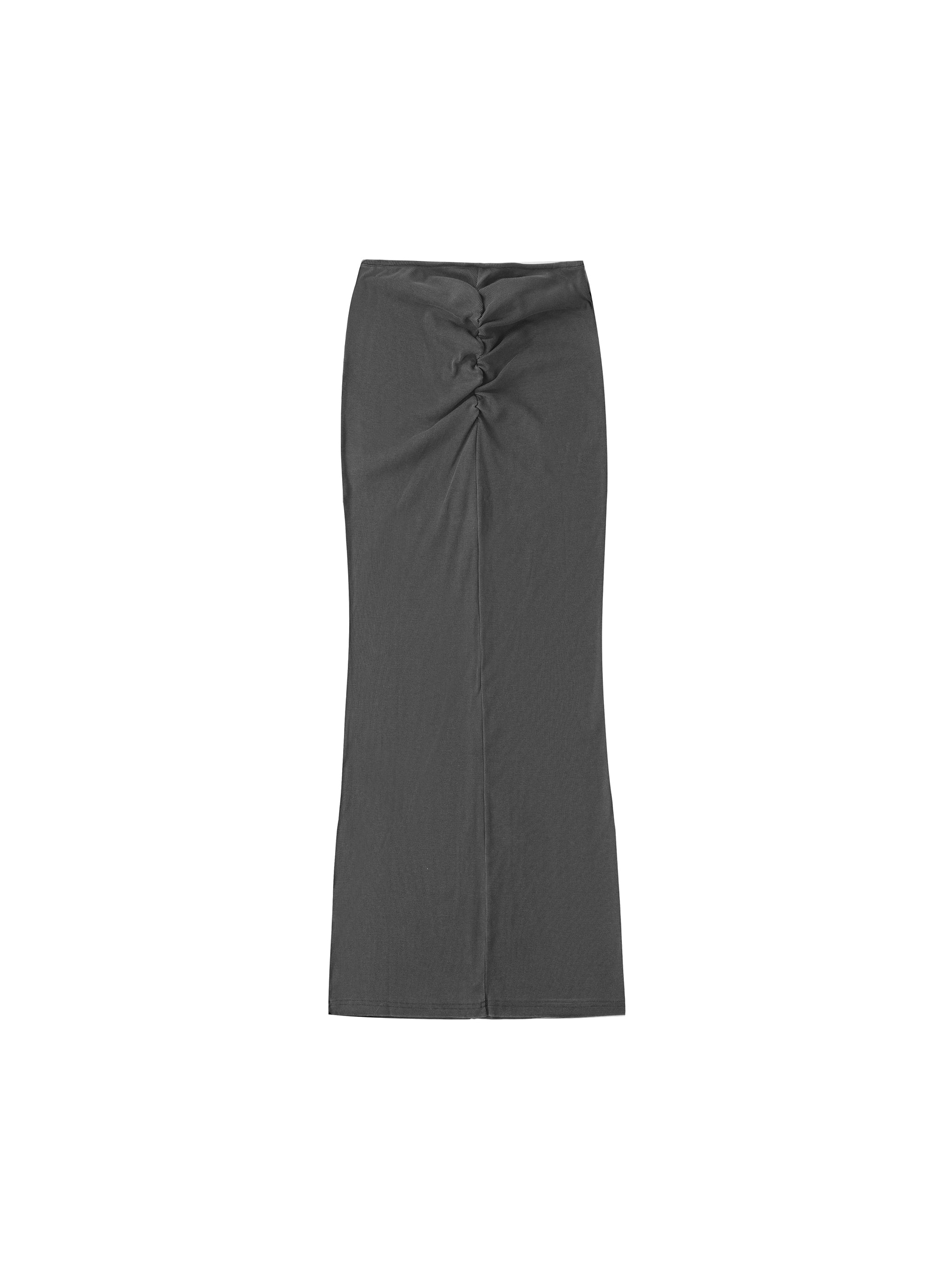 Drawstring Maxi Skirt