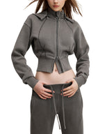 California O.G. Vintage Wash Cropped Women's Hoodie