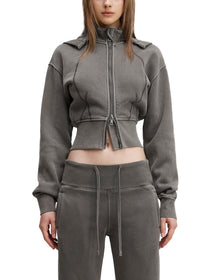 California O.G. Vintage Wash Cropped Women's Hoodie