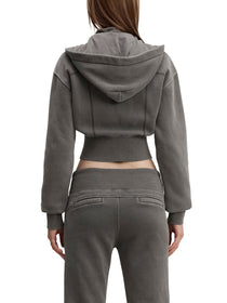 California O.G. Vintage Wash Cropped Women's Hoodie