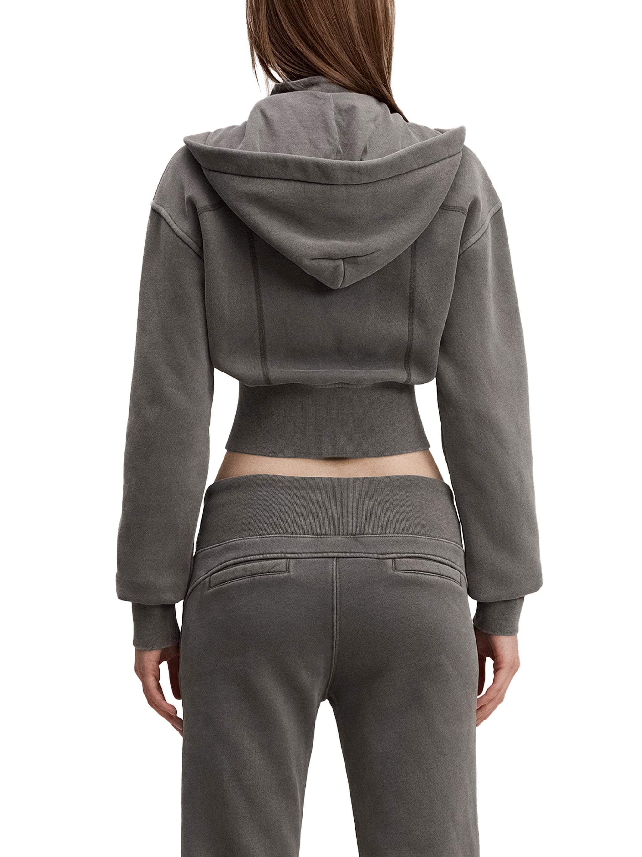 California O.G. Vintage Wash Cropped Women's Hoodie