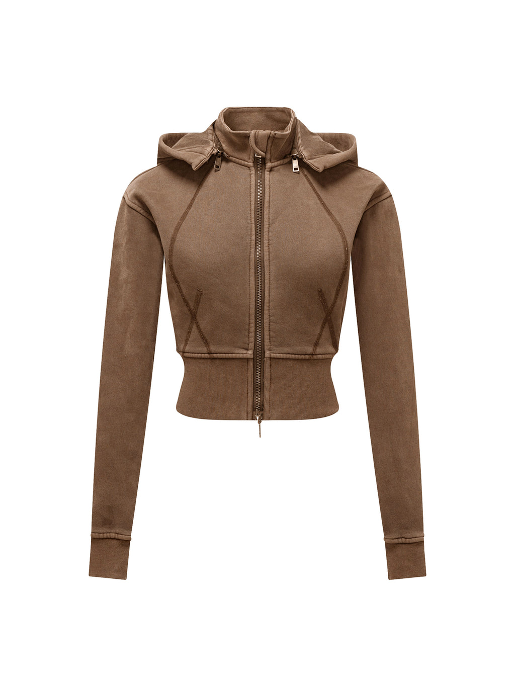 California O.G. Vintage Wash Cropped Women's Hoodie