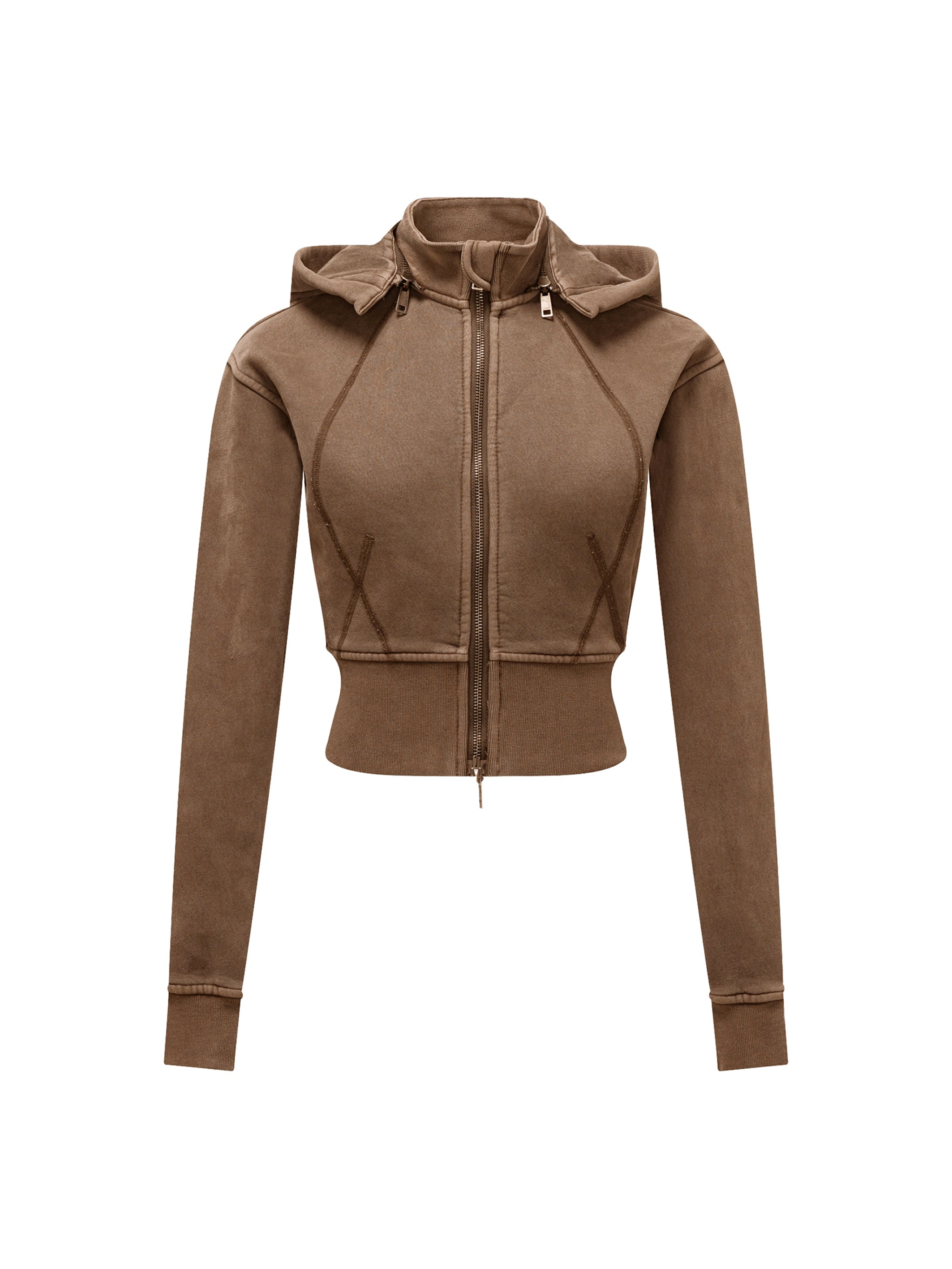 California O.G. Vintage Wash Cropped Women's Hoodie