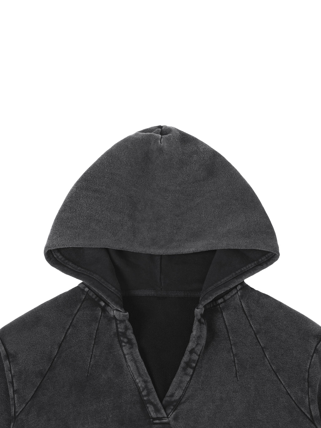 Valley of the Moon Glam Vintage Washed Raw Edge Hoodie