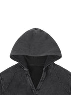 Valley of the Moon Glam Vintage Washed Raw Edge Hoodie