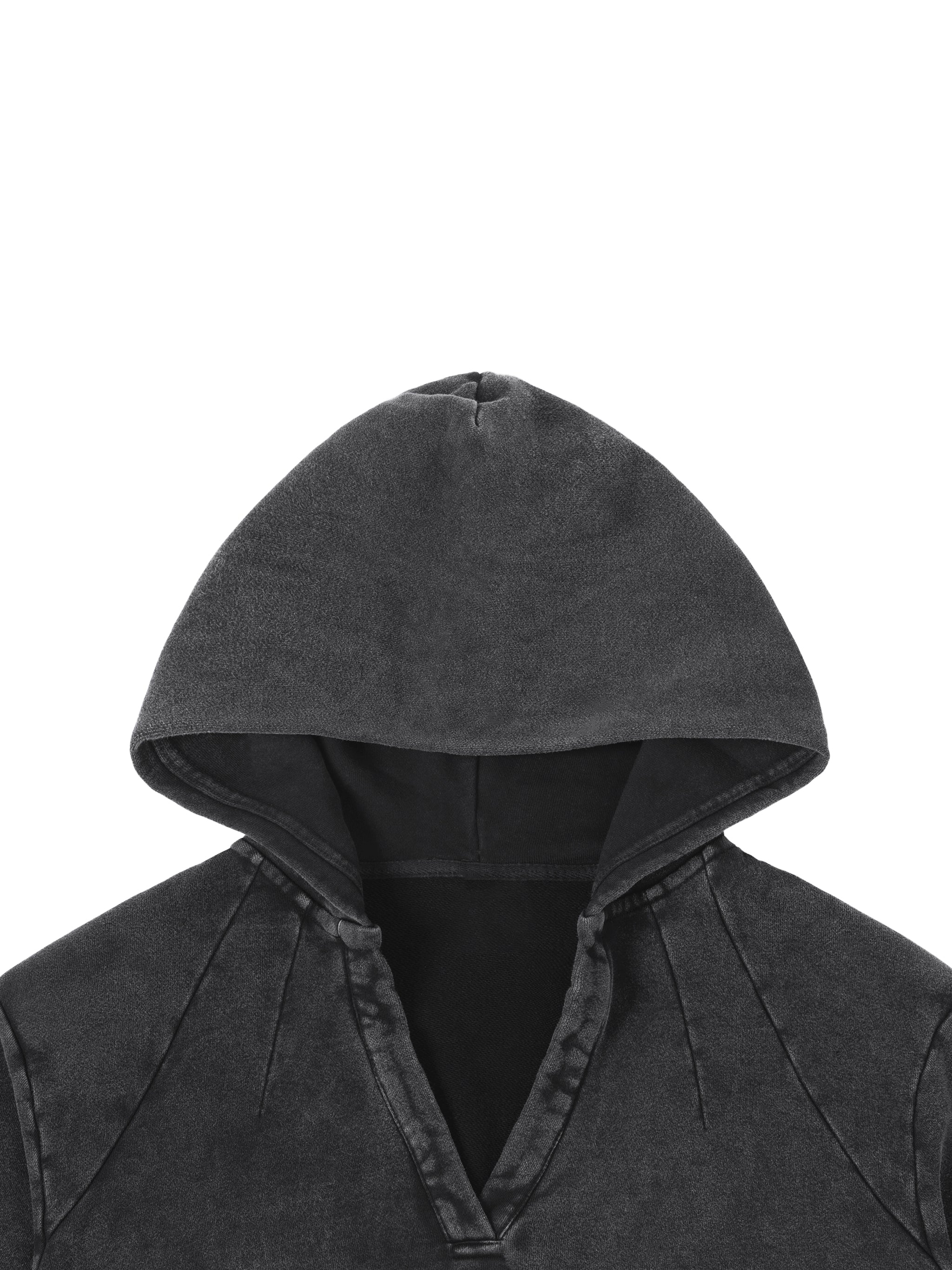 Valley of the Moon Glam Vintage Washed Raw Edge Hoodie