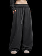 Vintage Washed High Waist Pants
