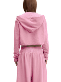 Valley of the Moon Glam Vintage Washed Raw Edge Hoodie