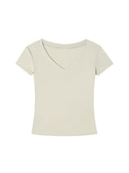 Saloon Silhouette V-Neck T-Shirt