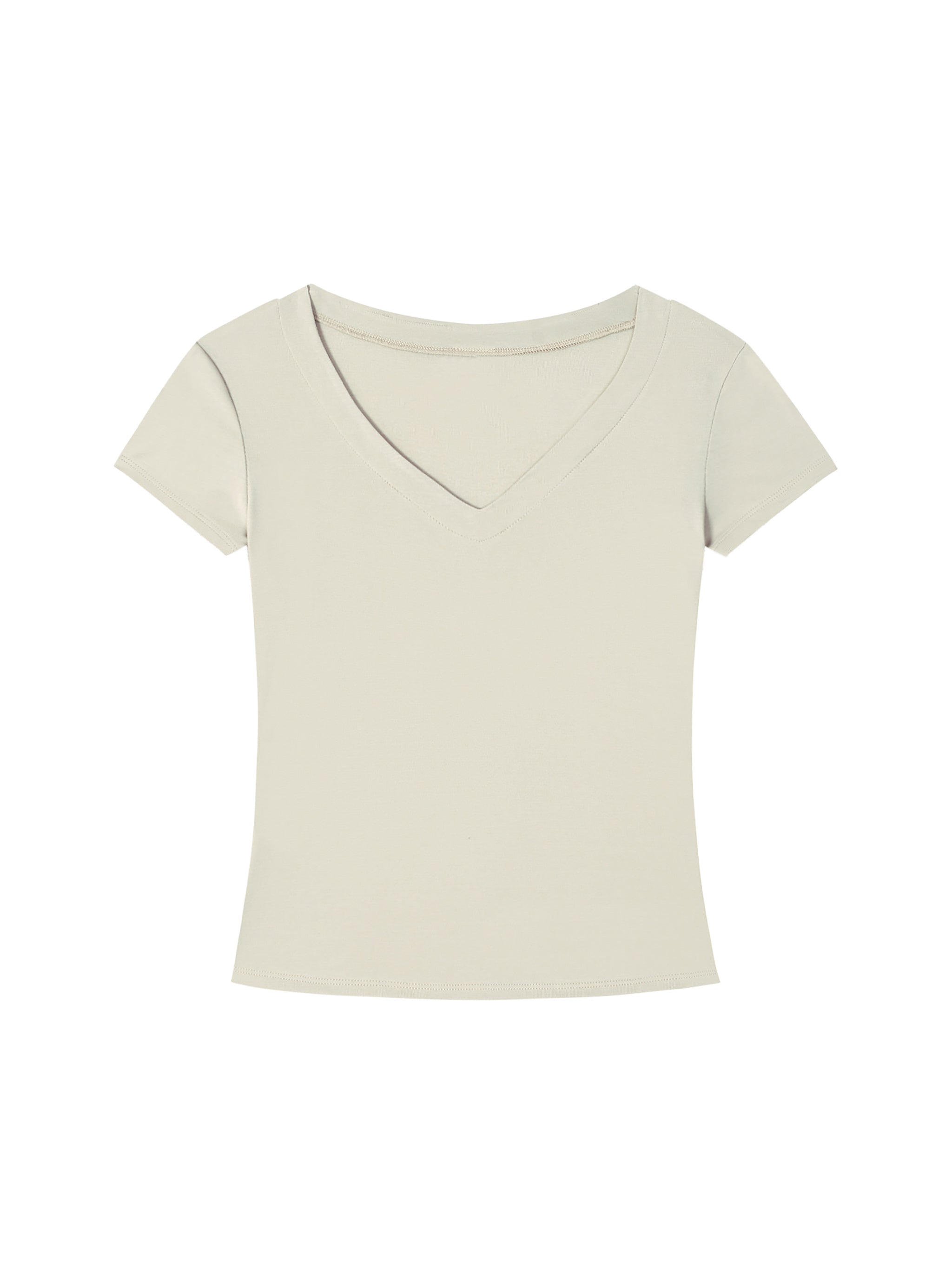 Saloon Silhouette V-Neck T-Shirt