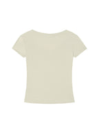 Saloon Silhouette V-Neck T-Shirt