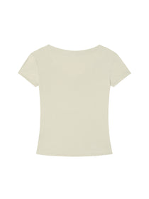 Saloon Silhouette V-Neck T-Shirt