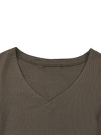 Saloon Silhouette V-Neck T-Shirt