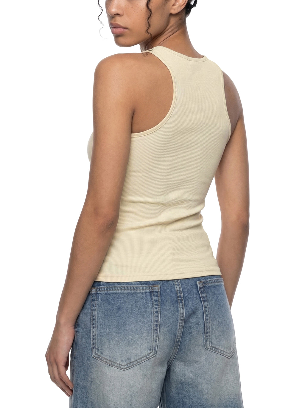 Vintage Outlaw Ribbed Women's Racerback Tank Top