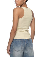 Vintage Outlaw Ribbed Women's Racerback Tank Top