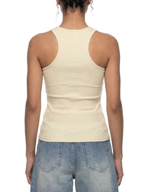 California Outlaw Ribbed Women's Racerback Tank Top