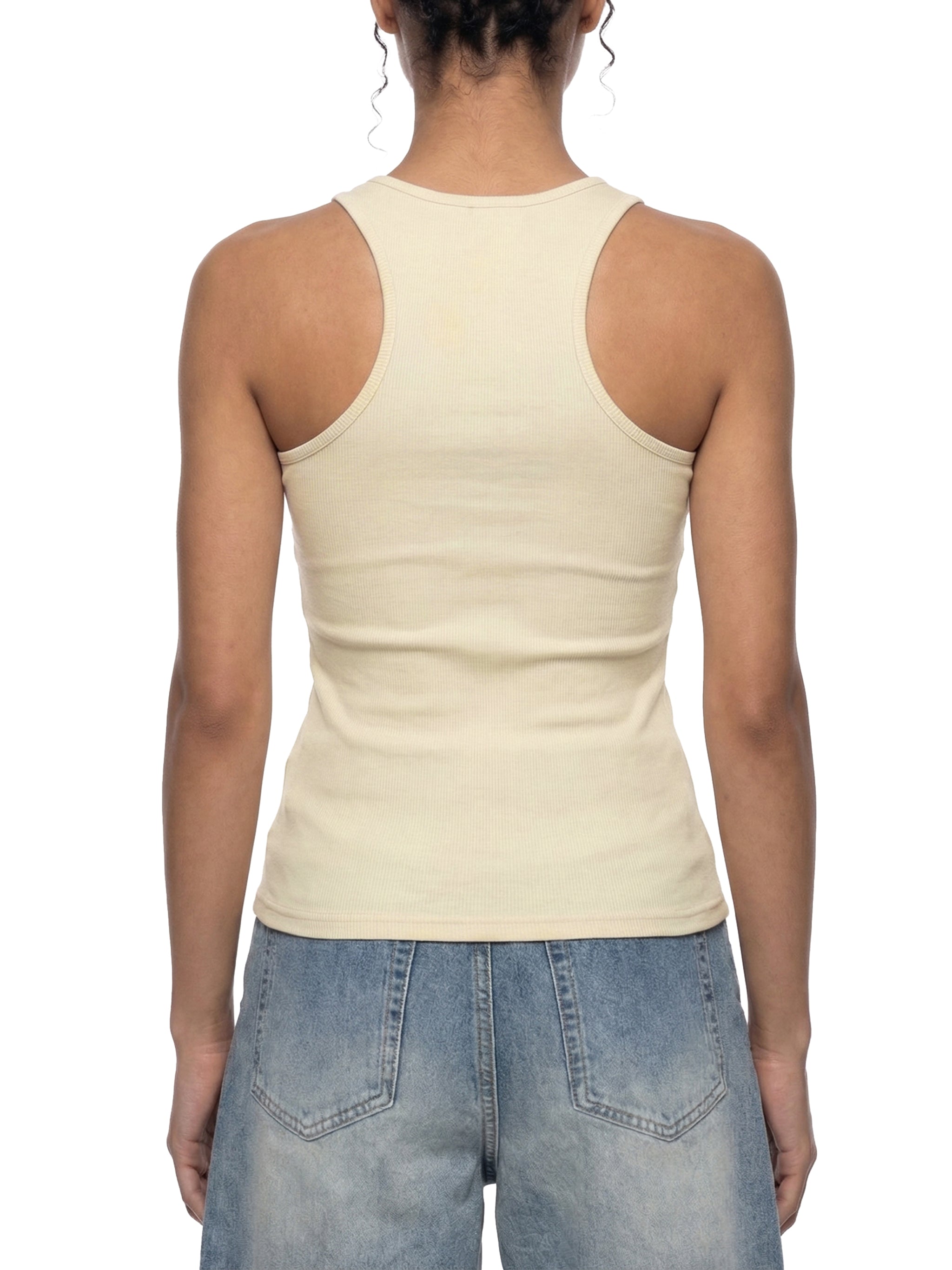 Vintage Outlaw Ribbed Women's Racerback Tank Top