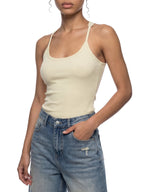 Vintage Outlaw Ribbed Women's Racerback Tank Top