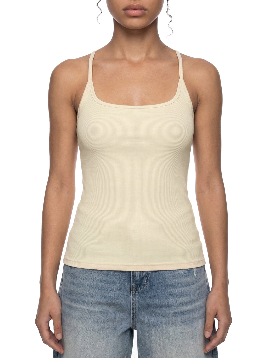 Vintage Outlaw Ribbed Women's Racerback Tank Top