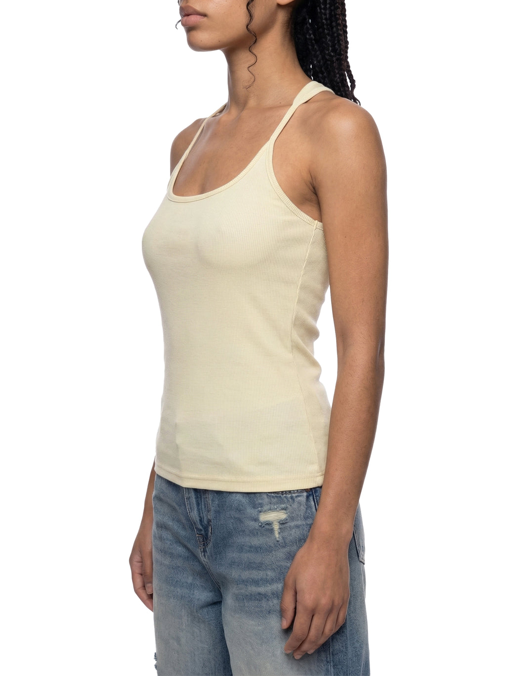 Vintage Outlaw Ribbed Women's Racerback Tank Top