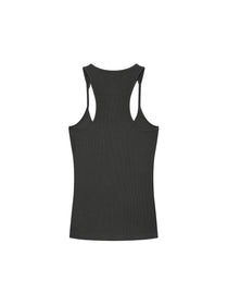 California Outlaw Ribbed Women's Racerback Tank Top