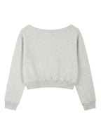 Women's Off-Shoulder Sweatshirt