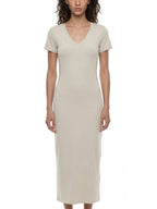 California O.G. V-Neck Short Sleeve  Dress