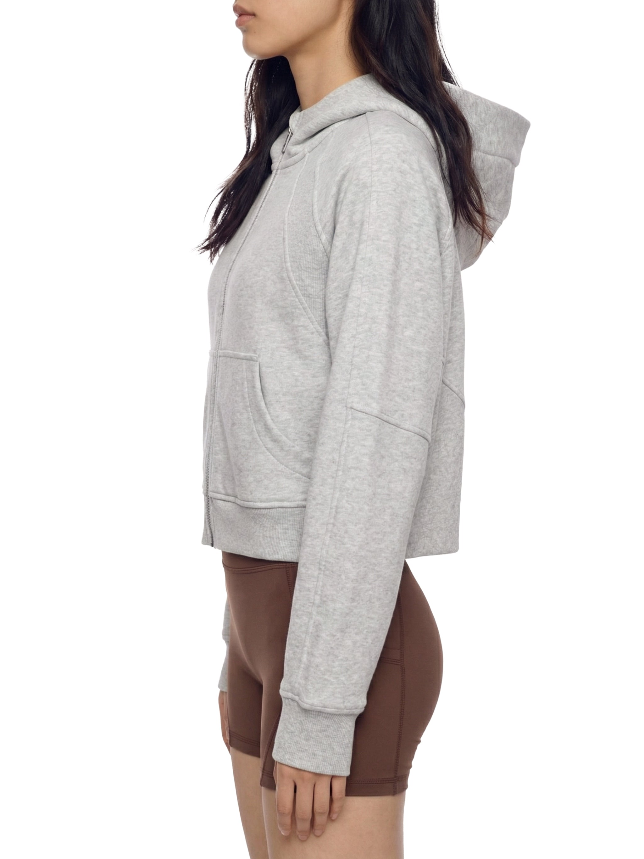 Sonoma County Wine Country Original Cropped Zip-Through Hoodie