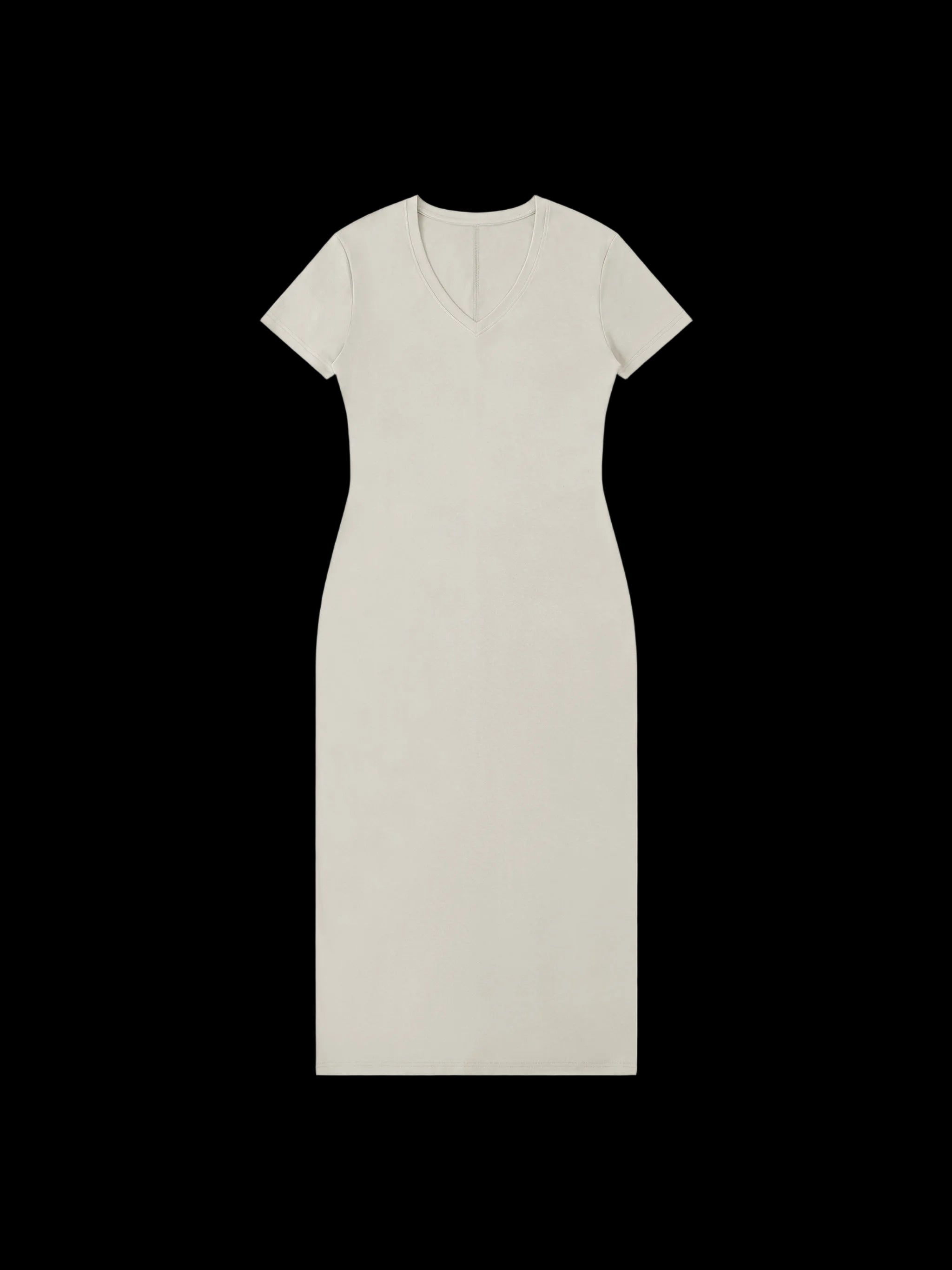 California O.G. V-Neck Short Sleeve  Dress