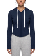 Sonoma Classic Pinup Women's Cropped Full Zip Hoodie