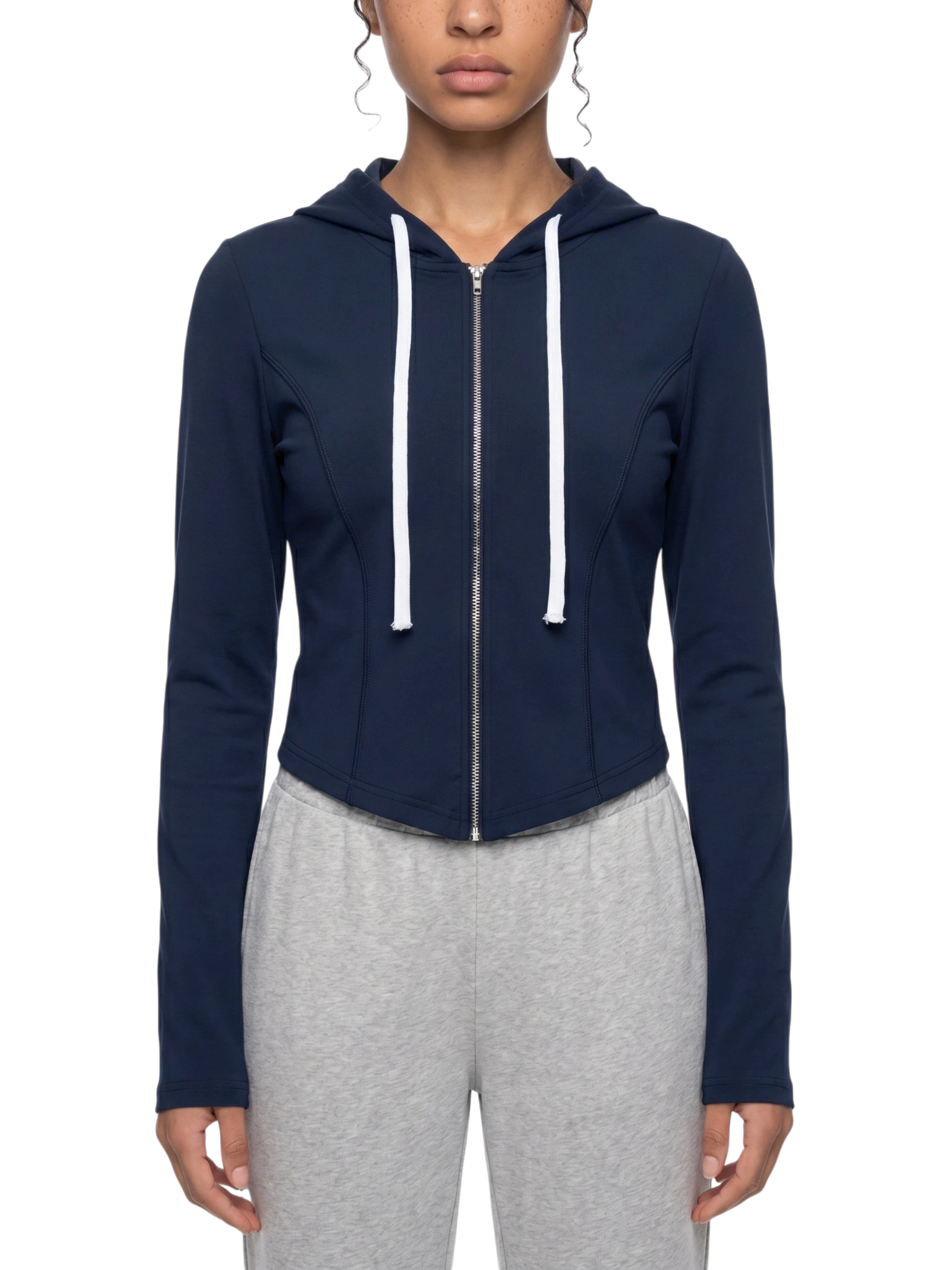 Sonoma Classic Pinup Women's Cropped Full Zip Hoodie