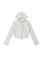 Sonoma Classic Pinup Women's Cropped Full Zip Hoodie