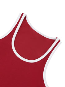 Valley of the Moon Women's Color Block Cropped Tank Top