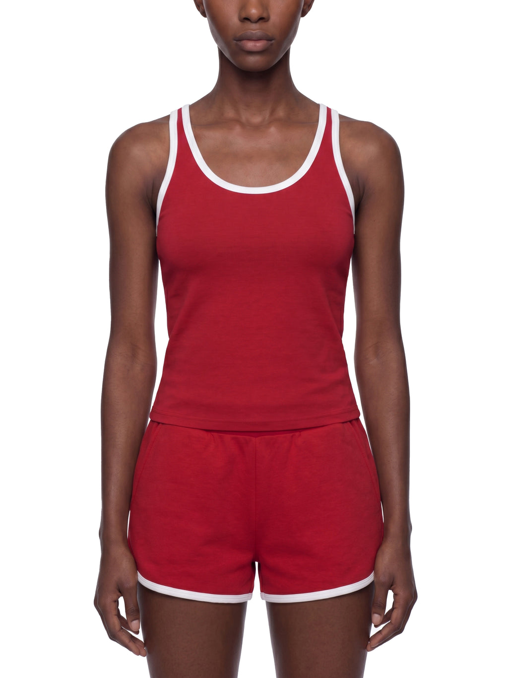 Valley of the Moon Women's Color Block Cropped Tank Top