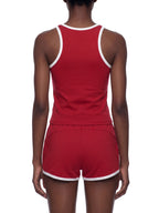 Valley of the Moon Women's Color Block Cropped Tank Top