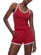 Valley of the Moon Women's Color Block Cropped Tank Top