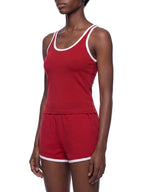 Valley of the Moon Women's Color Block Cropped Tank Top