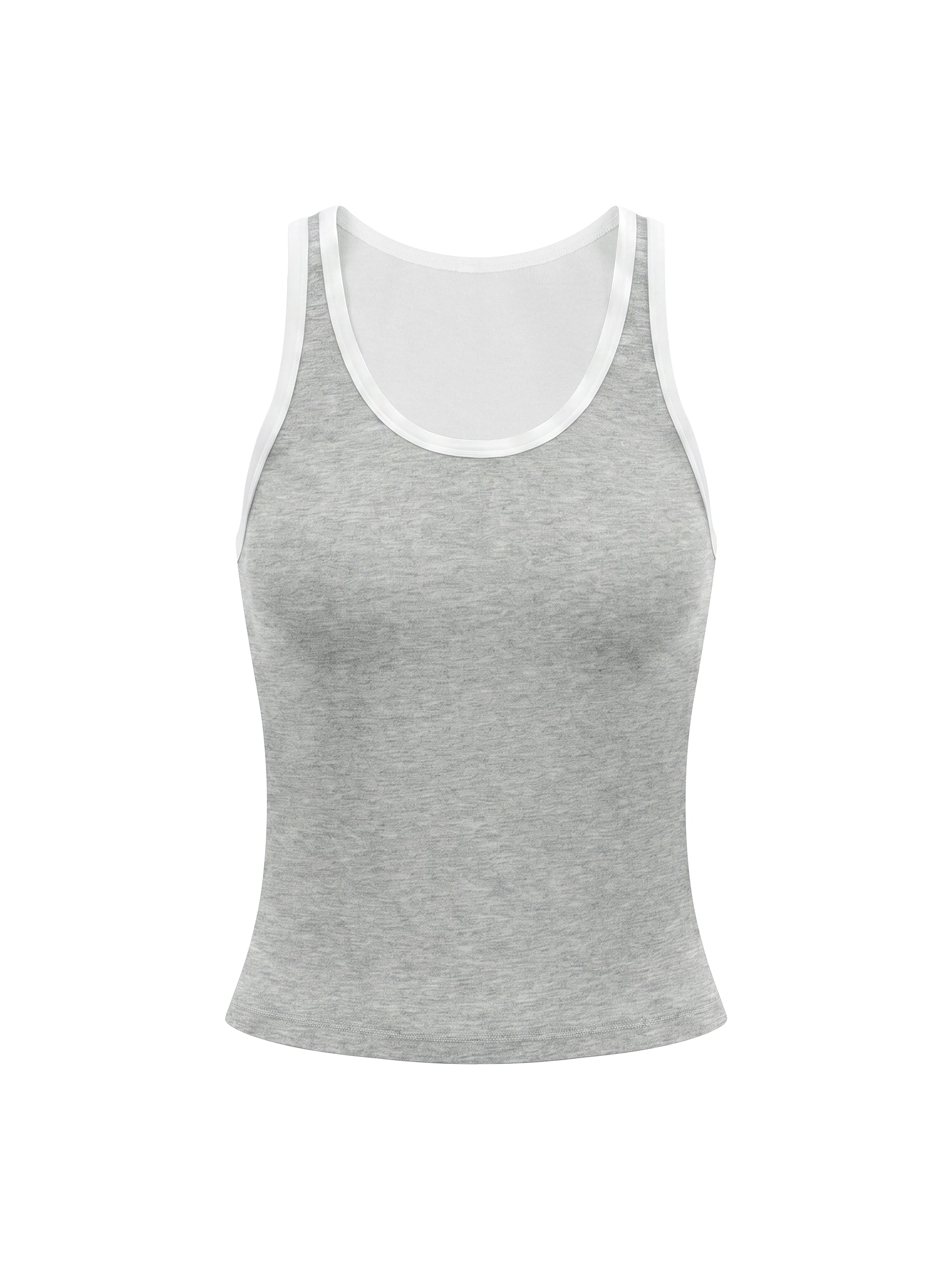 Valley of the Moon Women's Color Block Cropped Tank Top