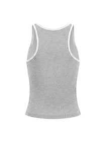 Valley of the Moon Women's Color Block Cropped Tank Top