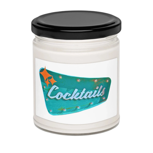 VINTAGE COCKTAILS CANDLE - Candles from Sonoma Rebel