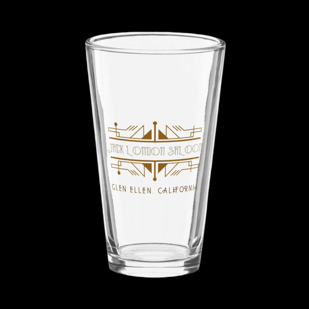 Jack London Saloon Art Deco Logo Pint glass - Tumblers from My Store