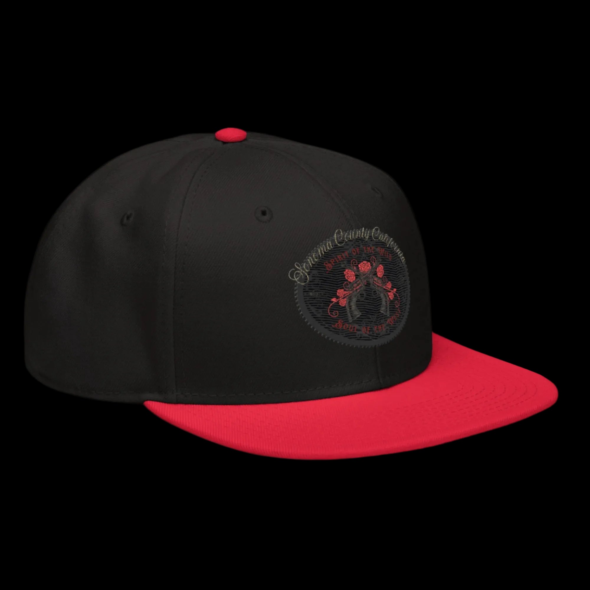 SONOMA PISTOLERO Red/Black Embroidered Trucker Hat - Snapback Caps from London Moon Main image