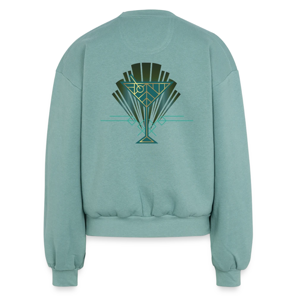 Jack London Saloon Art Deco Women's Fleece Crewneck Sweatshirt Secondary image