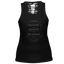 Sonoma Rebel black polyester-spandex blend women's tank top with hollow back cutout and Sonoma County emblem graphic.