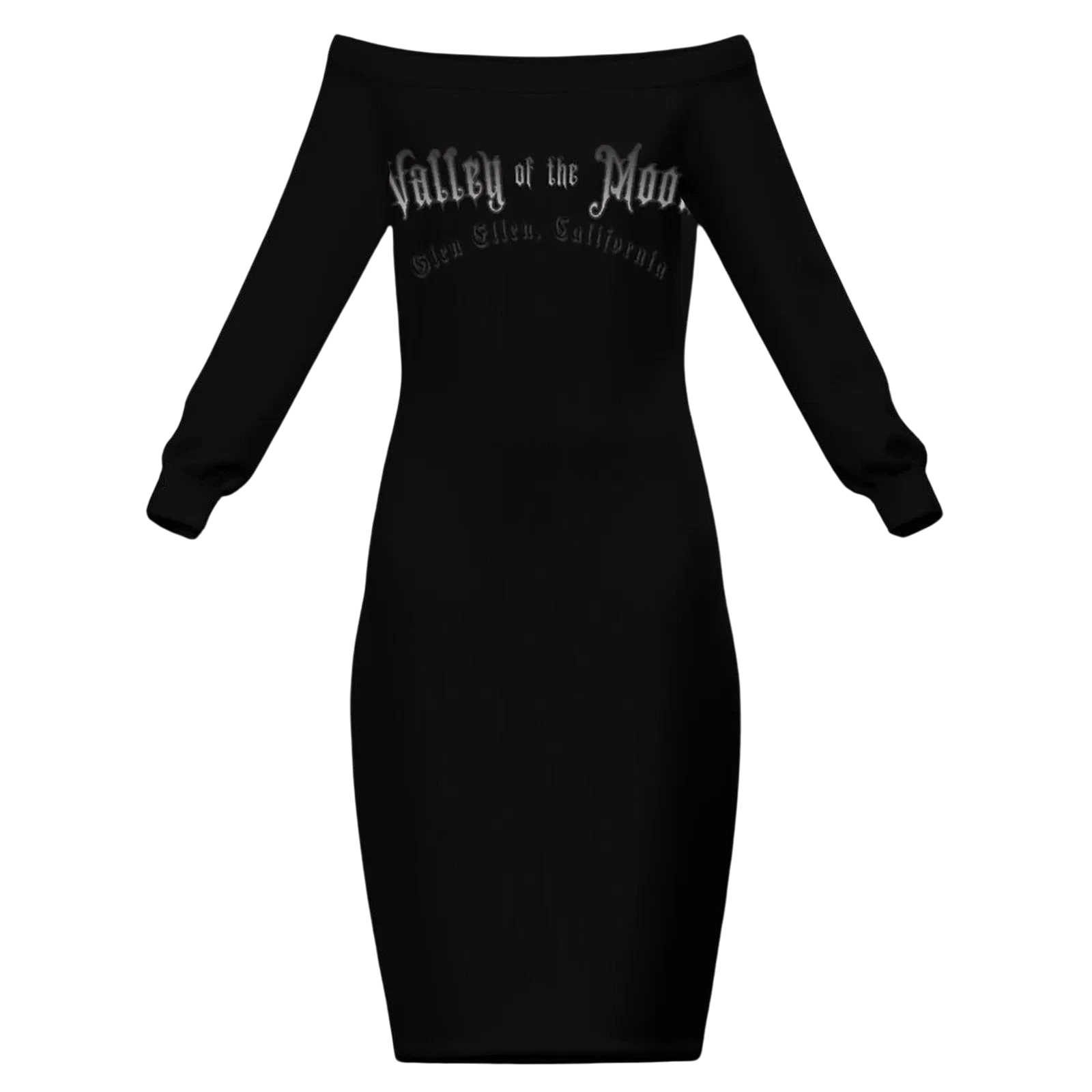 Vamp Off-the-Shoulder Long Sleeve Dress Secondary image
