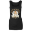 Sonoma Rebel black cotton blend tank top with a vintage glam pinup graphic featuring a woman in a white dress holding a wine glass, set against a moon and banner reading "Valley of the Moon Glen Ellen California".